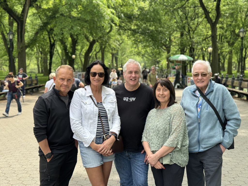 The Mall in Central Park during guided pedicab tour